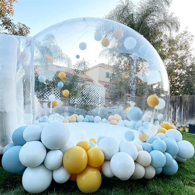 1 mm PVC ドーム バブル テント透明な膨脹可能なバブル風船の家