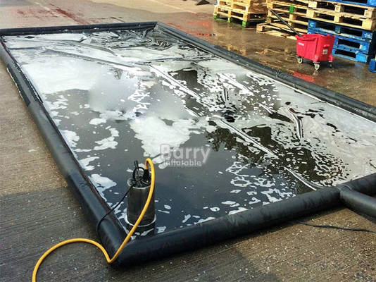 安い価格 柔らかいPVC 充気型 カラフル 洗車マット 清掃 ガレージ プラスチック製 床マット