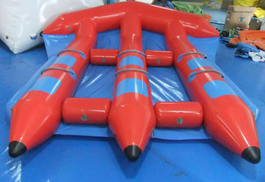 おかしく赤く膨脹可能な水おもちゃ、ウォーター・スポーツのゲームのためのポリ塩化ビニールInflatableFlyfish